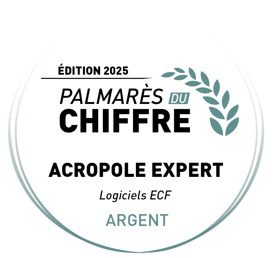 Médaille d'argent Palmarès du Monde du Chiffre (Édition 2025,ECF)